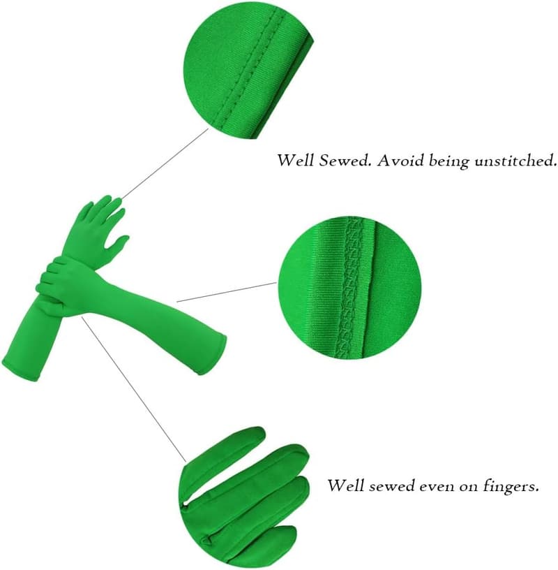 Cosplay Elbow-Length Gloves for Men and Women - 15