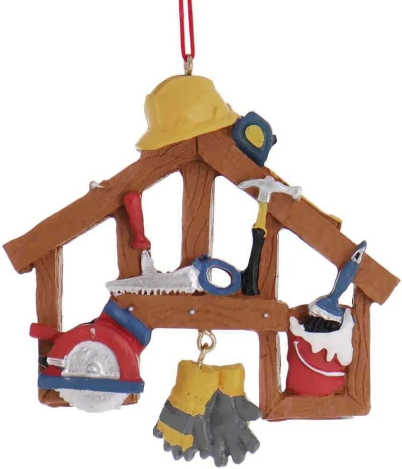 Construction Tools Resin Ornament for Christmas