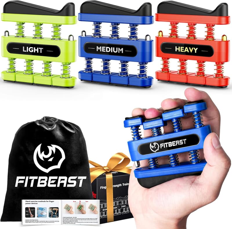 Finger Strengthener Grip Trainer for Musicians and Climbers