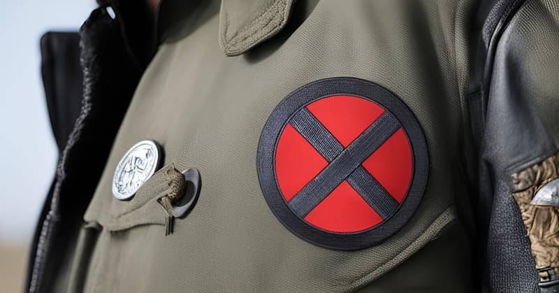 X-Men Storm Red Avenger Iron-On Patch for Apparel & Gear