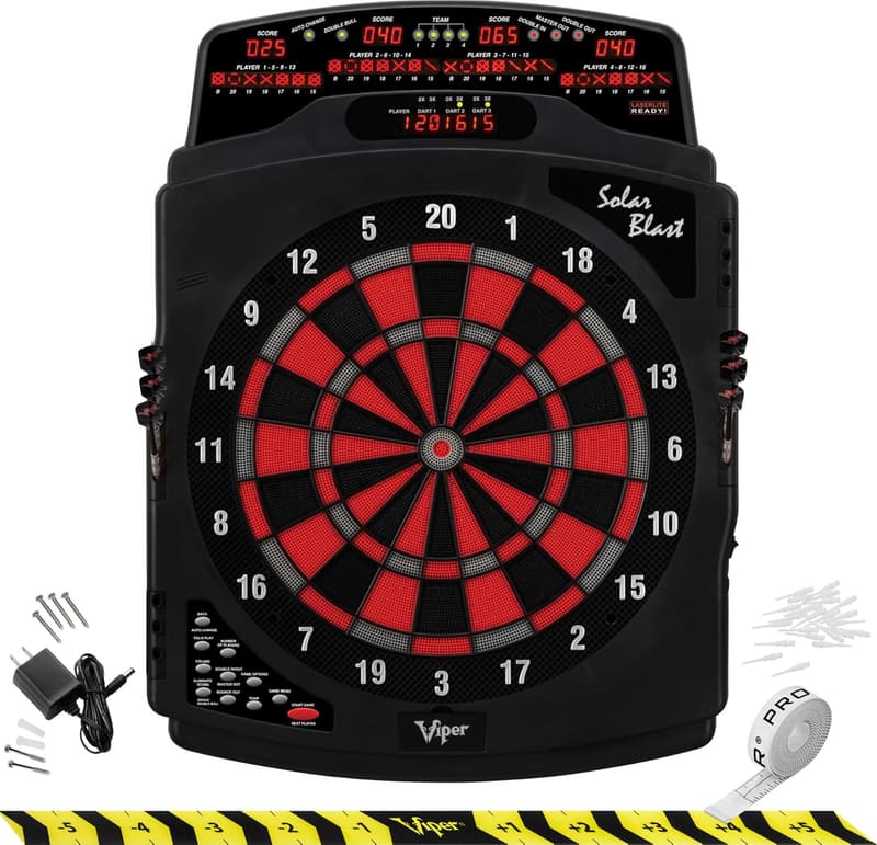 Viper Solar Blast Deluxe Electronic Dartboard with Auto-Scoring