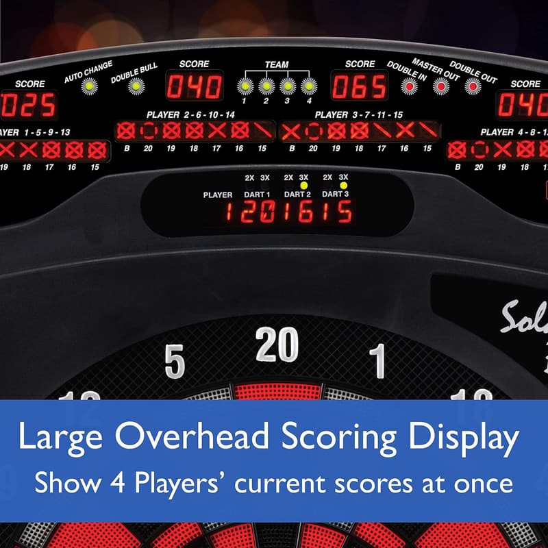 Viper Solar Blast Deluxe Electronic Dartboard with Auto-Scoring