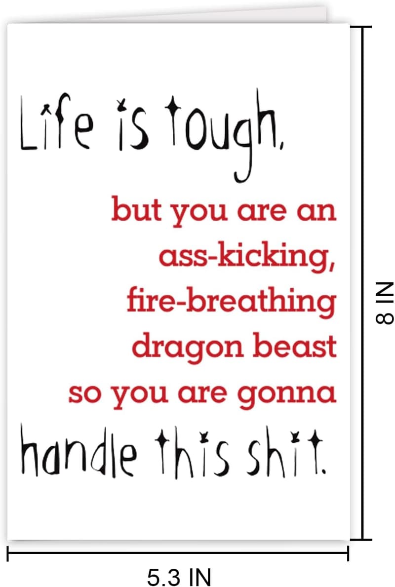 Get Well Soon Card - Humorous Support for Friends