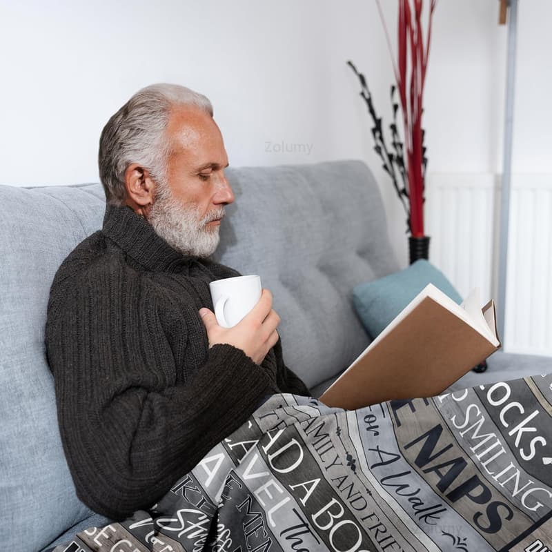 2025 Retirement Blanket Gift for Men and Women, 60x50in