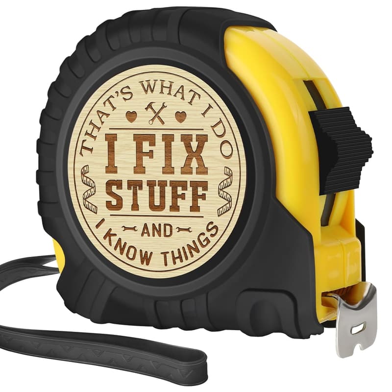 Birthday Gift Tape Measure for Men - Perfect for Dad, Husband, Grandpa
