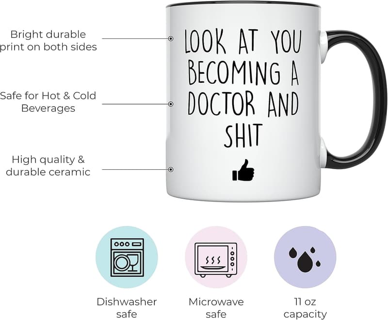 Future Doctor Coffee Mug, 11oz, Funny Gift for Medical Students