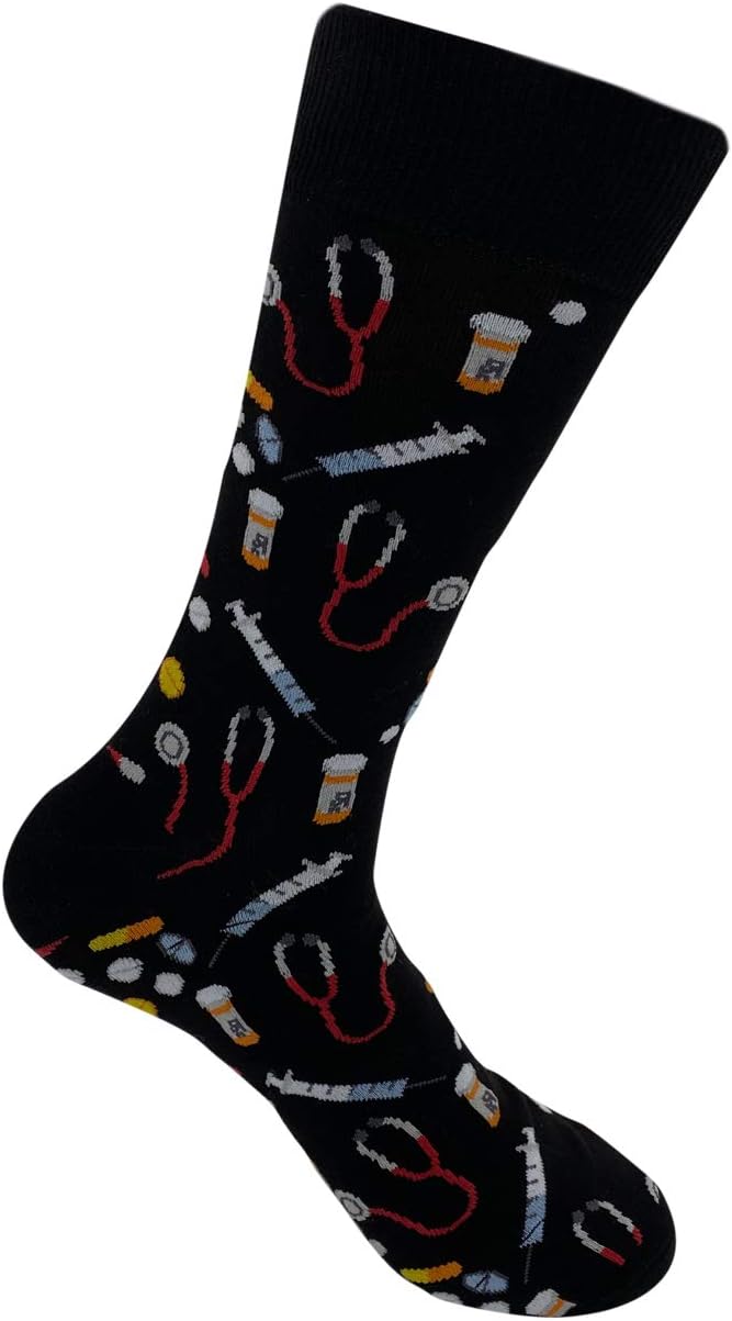 Medical Graduation Cotton Socks - Fun Gift for Doctors & Nurses