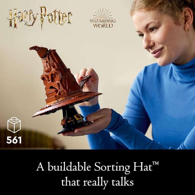 LEGO Harry Potter Sorting Hat Building Set with 31 Voices