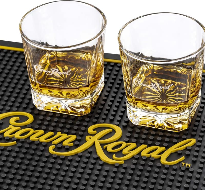 Whiskey Glass Set for Men with Chilling Stones - 2 Scotch Glasses