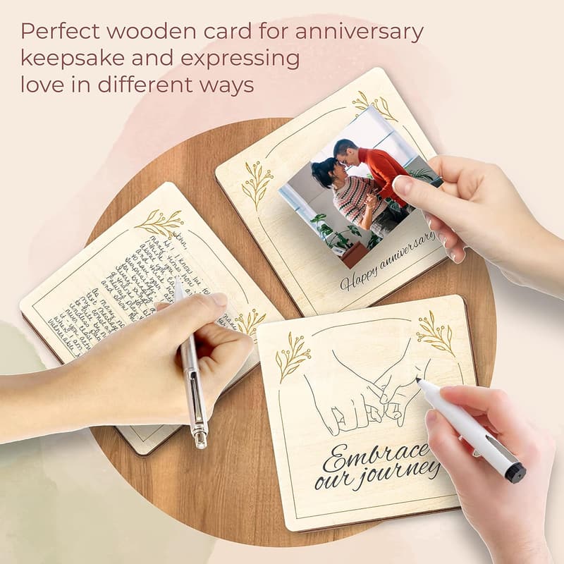 2nd Anniversary Cotton Card - Perfect Gift for Couples