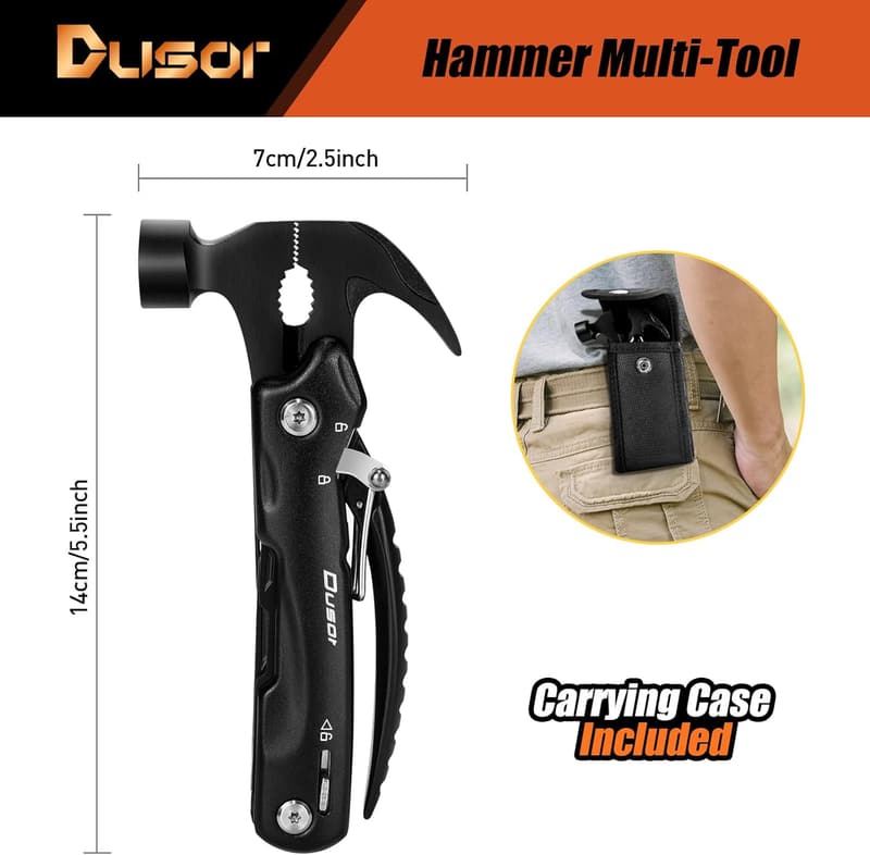 Father's Day 12-in-1 Hammer Multitool for Men