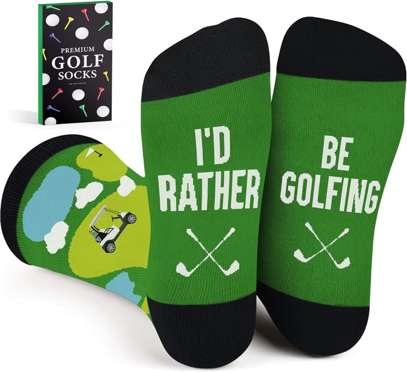 Golf Socks for Men - Fun Accessories & Stocking Stuffers