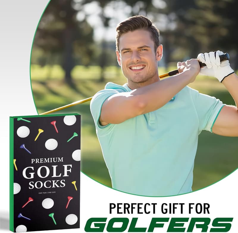 Golf Socks for Men - Fun Accessories & Stocking Stuffers