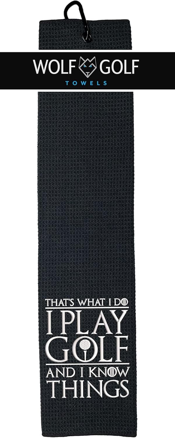 Funny Golf Towel - Embroidered 