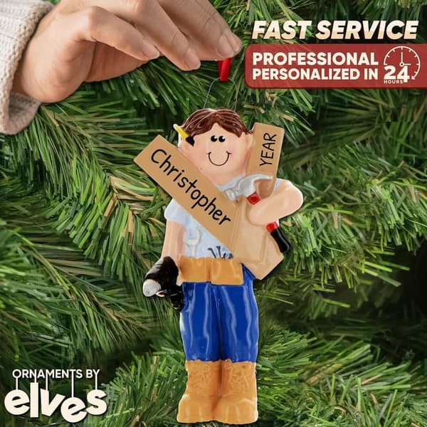 Personalized Toolbox Ornament for Christmas 2024