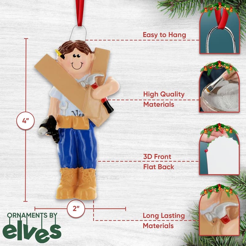 Personalized Toolbox Ornament for Christmas 2024