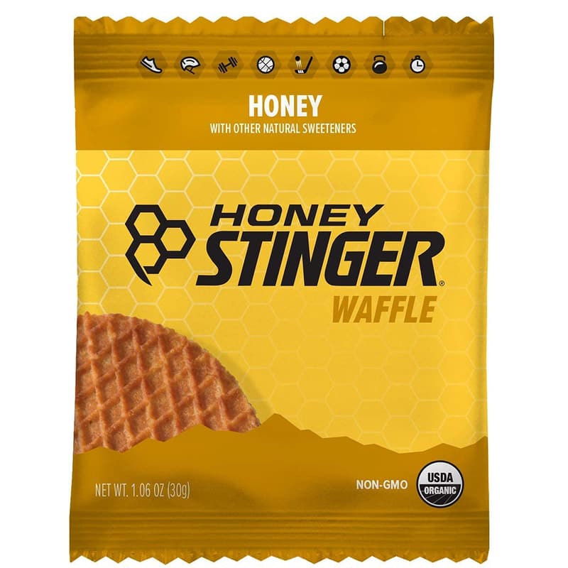 Organic Honey Waffle Stroopwafels for Sports Nutrition - Pack of 16