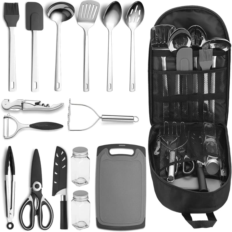 Camping Cooking Utensils Set for Outdoor Adventures