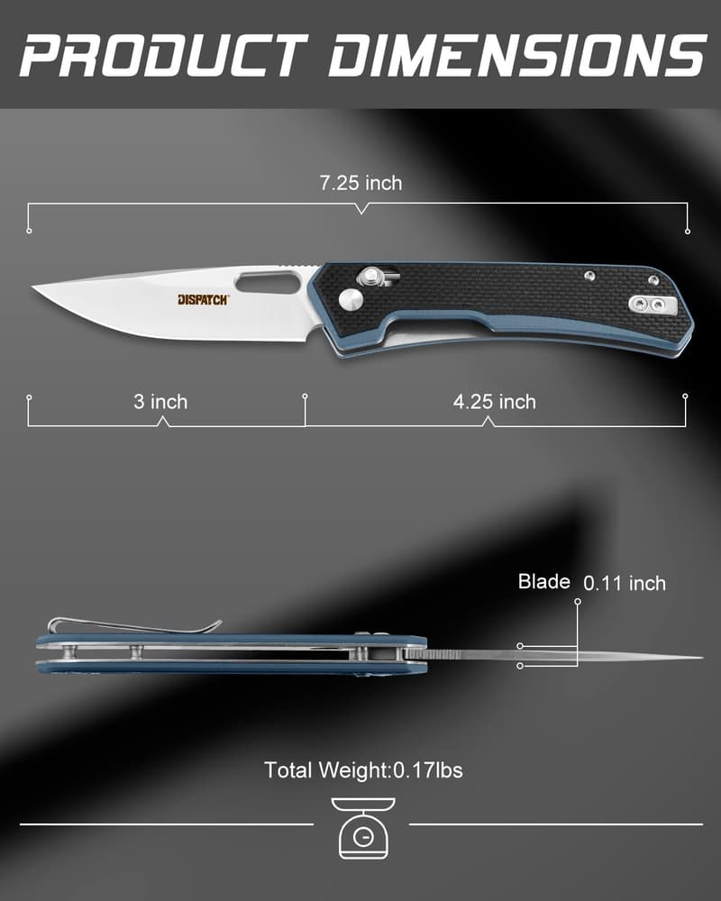 EDC Folding Knife with 3