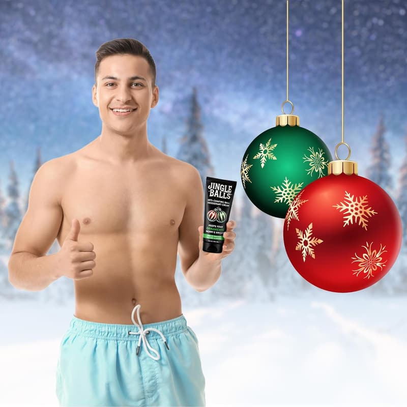 Anti-Chafing Cream Deodorant for Men - Perfect Stocking Stuffer