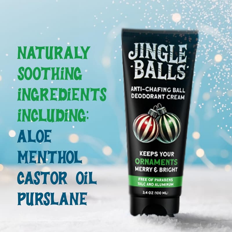 Anti-Chafing Cream Deodorant for Men - Perfect Stocking Stuffer