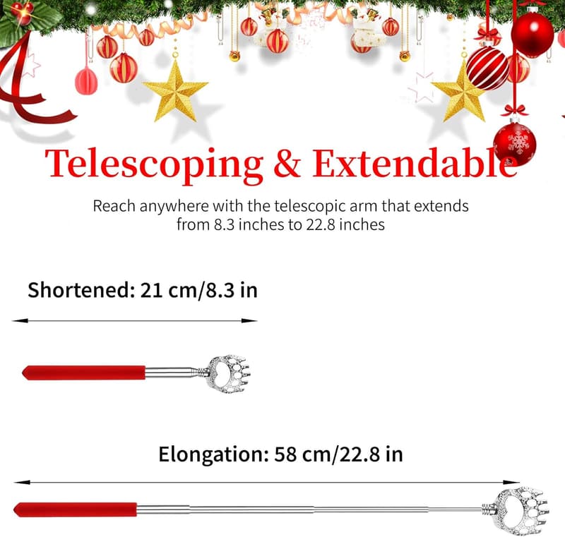 Extendable Back Scratcher - Perfect Secret Santa Gift for Everyone