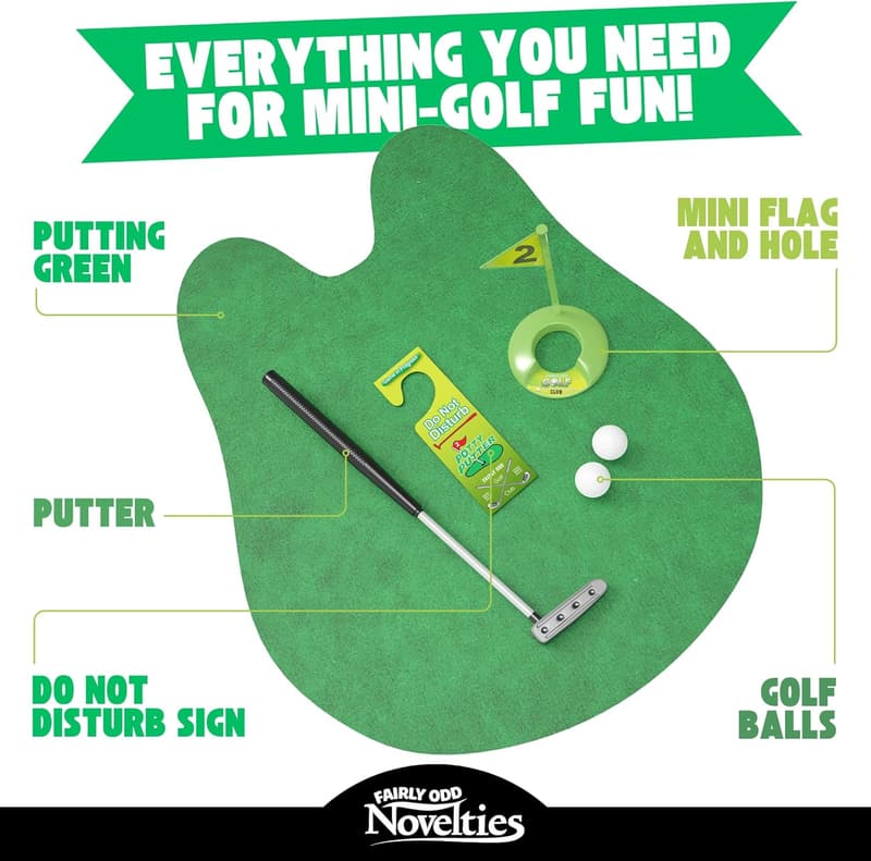 Toilet Time Golf Game – Potty Putter Fun for All