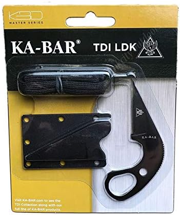 KA-BAR TDI Law Enforcement Knife with Black Sheath