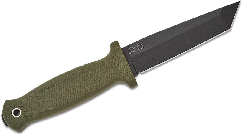 Demko Knives Armiger Fixed Blade with Sheath – Tactical Design