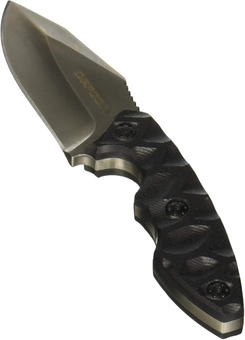 Defcon TD004 Tactical Fixed Blade with D2 Steel & G10 Handle