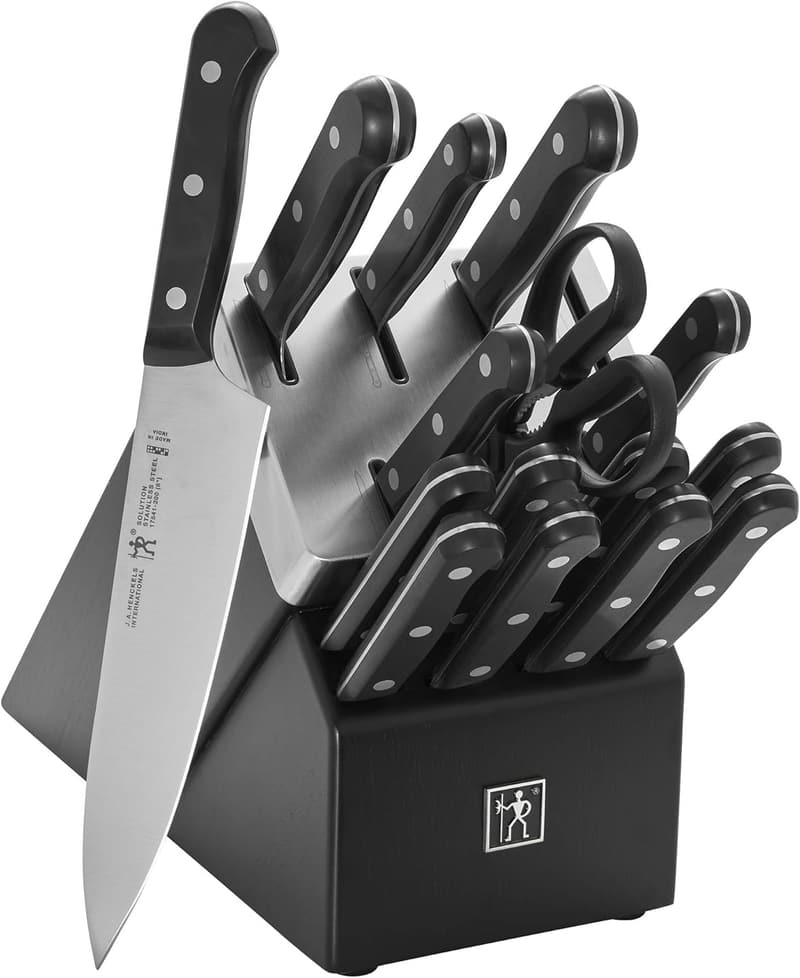 HENCKELS 16-pc Self-Sharpening Knife Block Set, German Engineered