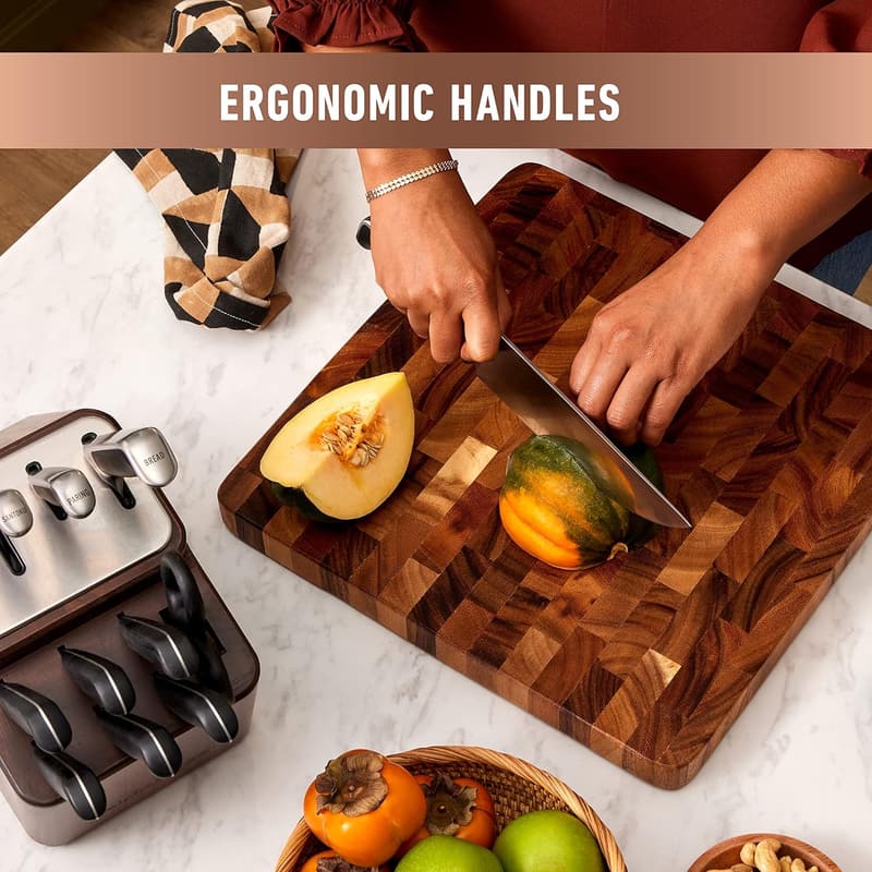 Calphalon Premier SharpIN Knife Set with Sharpening Block