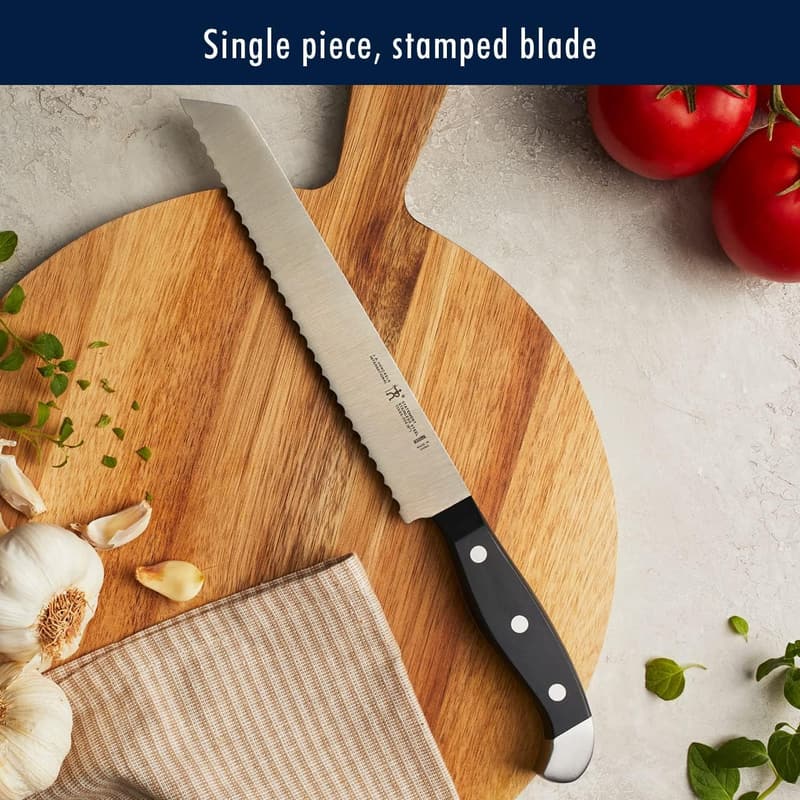 HENCKELS 15-Piece Premium Knife Set with Block, German Engineered