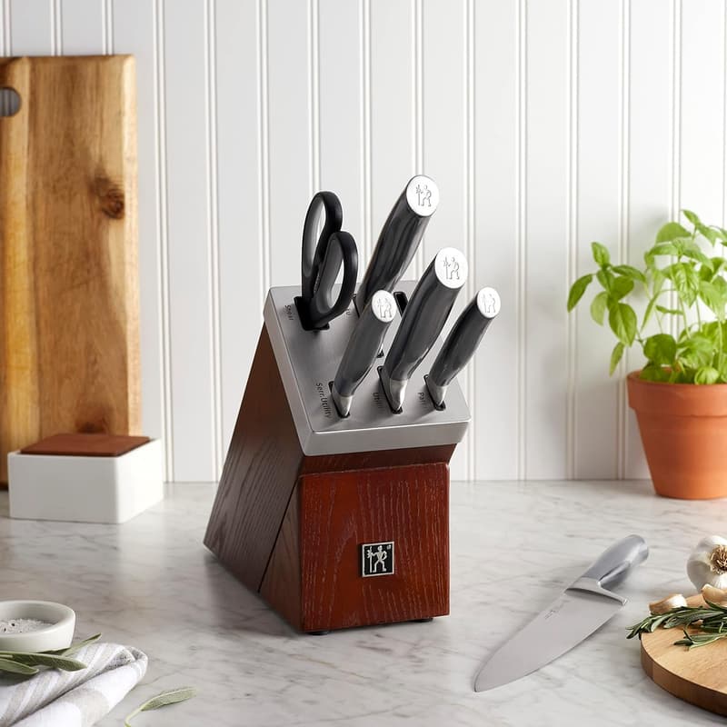 Henckels Graphite 7-Piece Self-Sharpening Knife Set