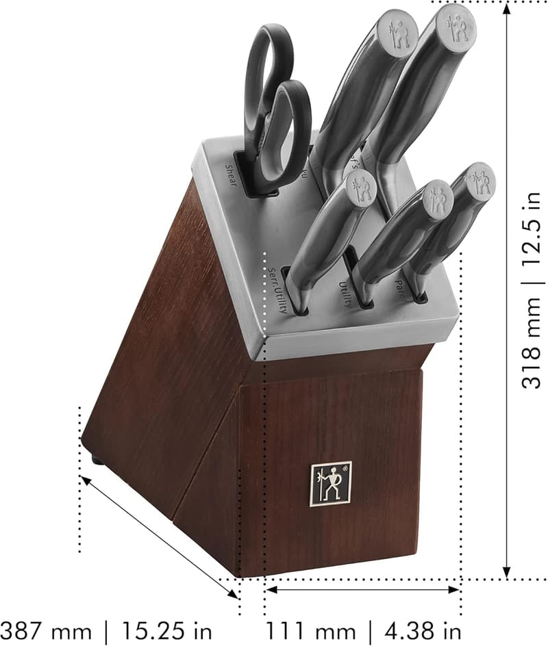 Henckels Graphite 7-Piece Self-Sharpening Knife Set