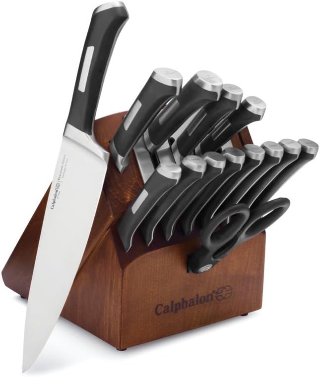 15-Piece Self-Sharpening Kitchen Knife Set by Calphalon