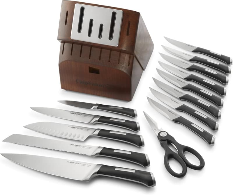15-Piece Self-Sharpening Kitchen Knife Set by Calphalon