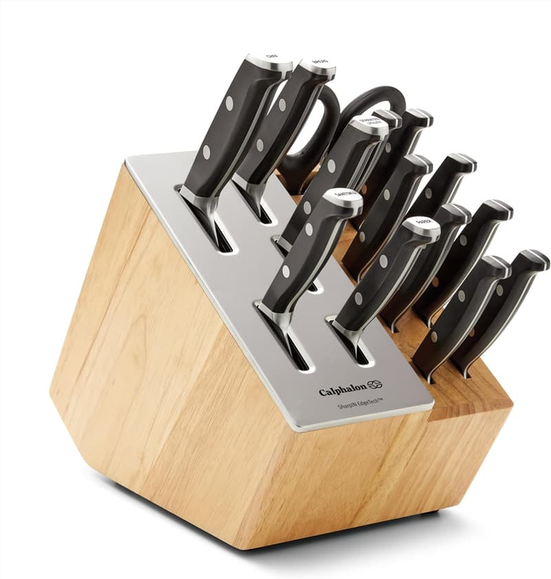 Calphalon Premier 15-Piece Knife Set with SharpIN™ Edgetech