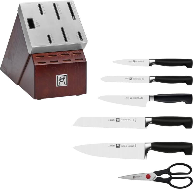 ZWILLING Four Star 7-Piece Self-Sharpening Knife Set
