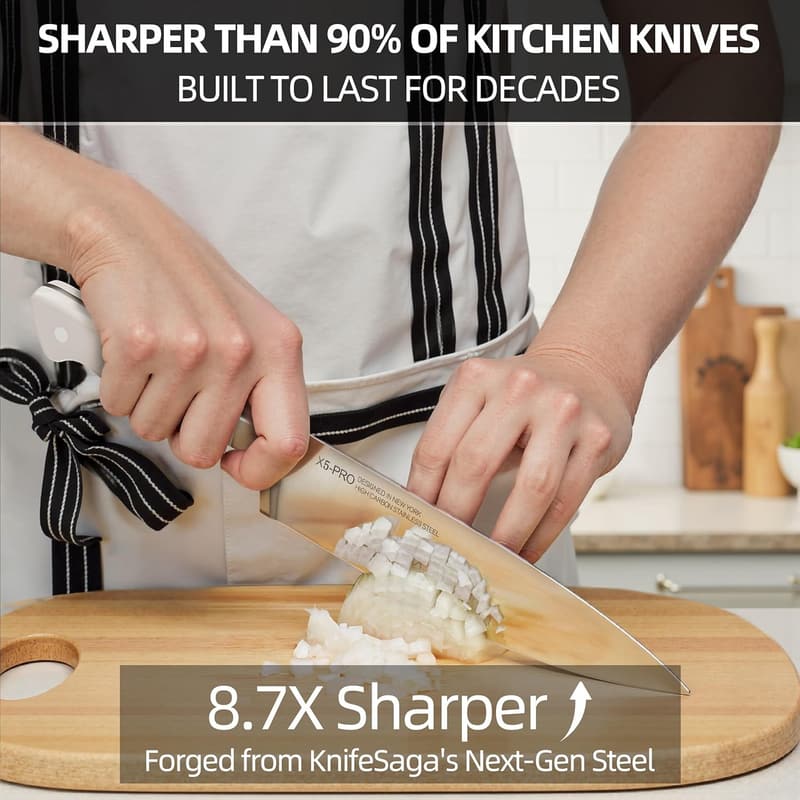 15-Piece Japanese High Carbon Knife Block Set