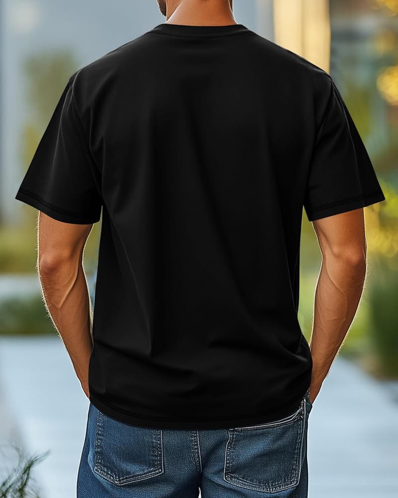 Big & Tall Men's Cotton Crewneck T-Shirts (L-5XL) - 3 Pack