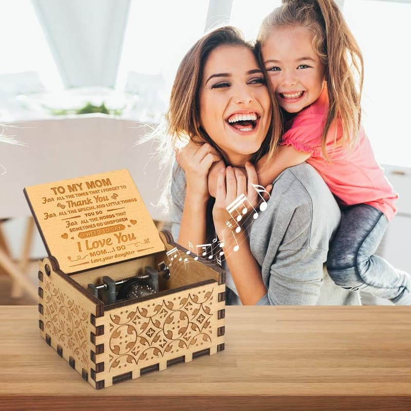 Personalized Antique Music Box - 