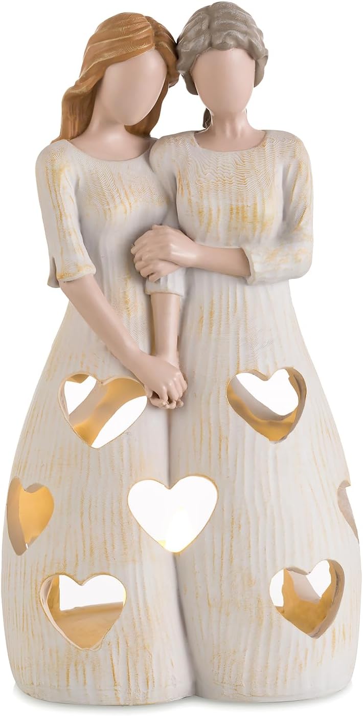 Sentimental Candle Holder for Mom's Birthday from Daughter