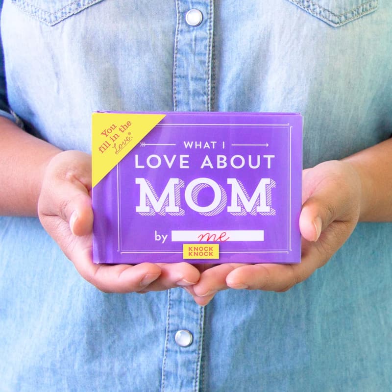 What I Love About Mom Fill-in-the-Blank Gift Journal