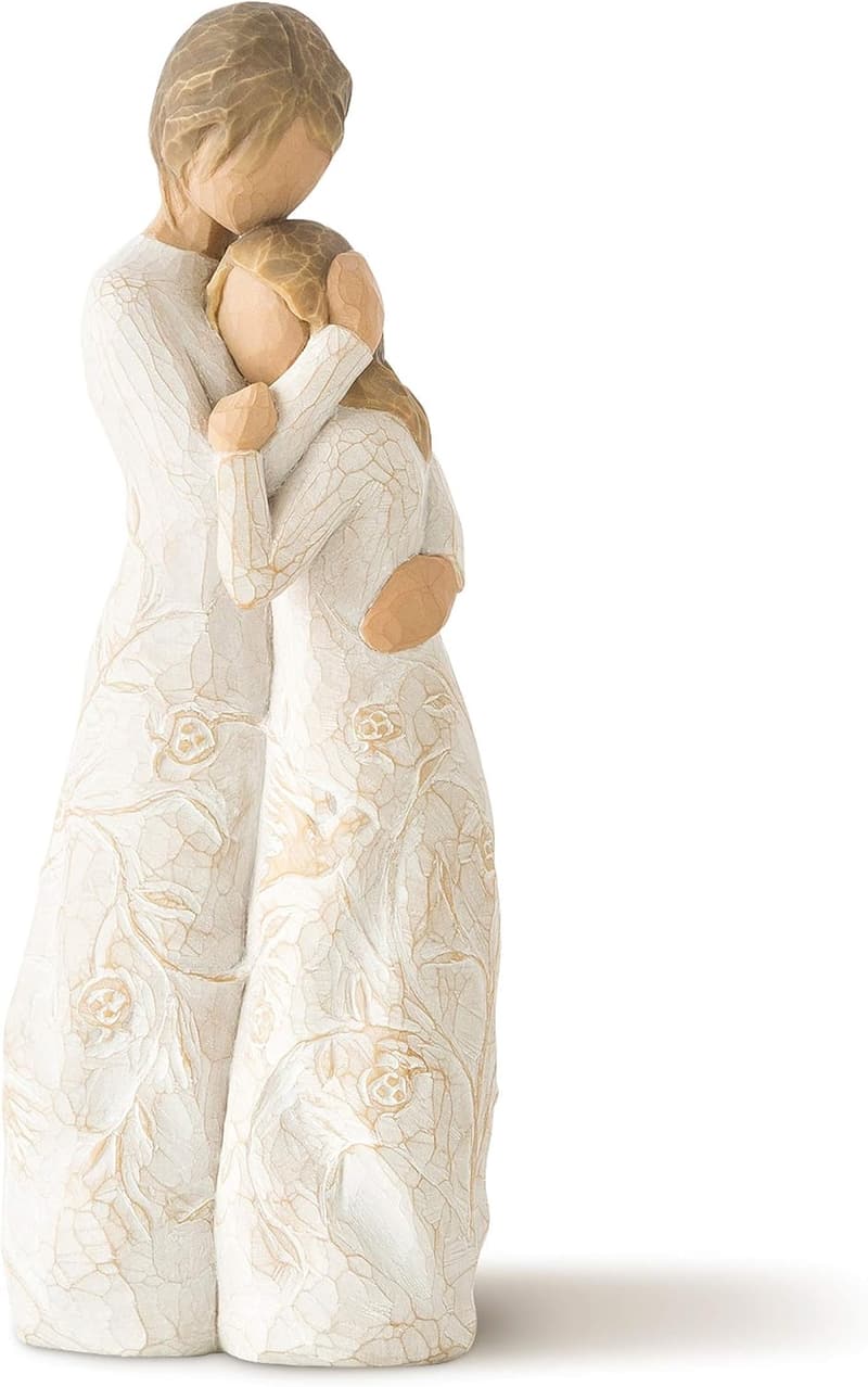 Always Close to Me - Hand-Painted Mother-Daughter Figure