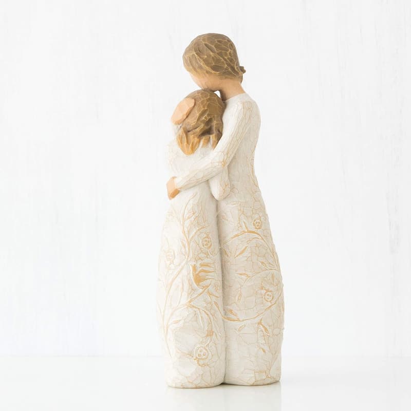 Always Close to Me - Hand-Painted Mother-Daughter Figure