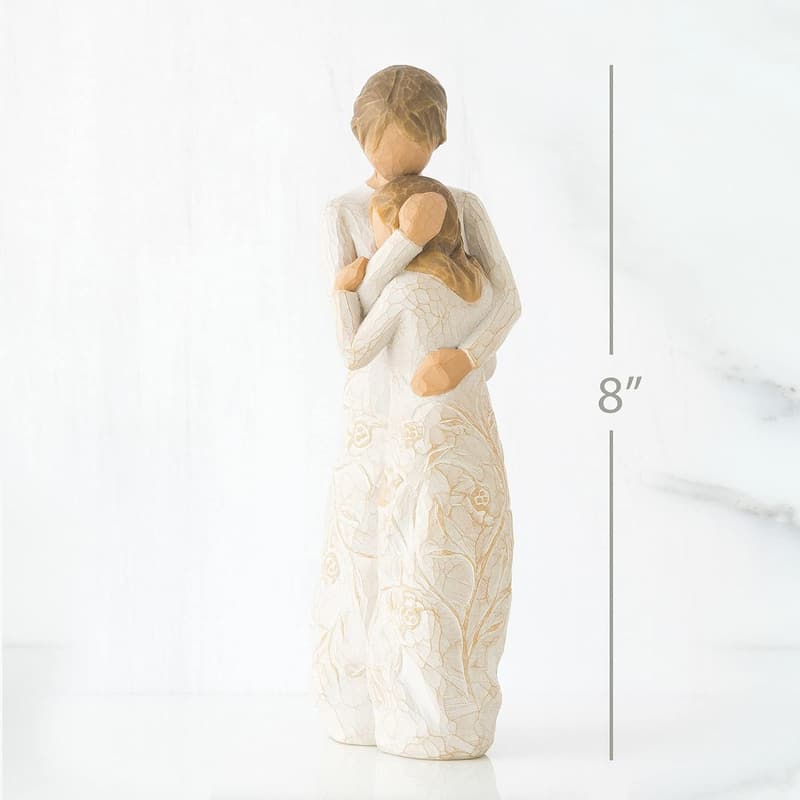 Always Close to Me - Hand-Painted Mother-Daughter Figure