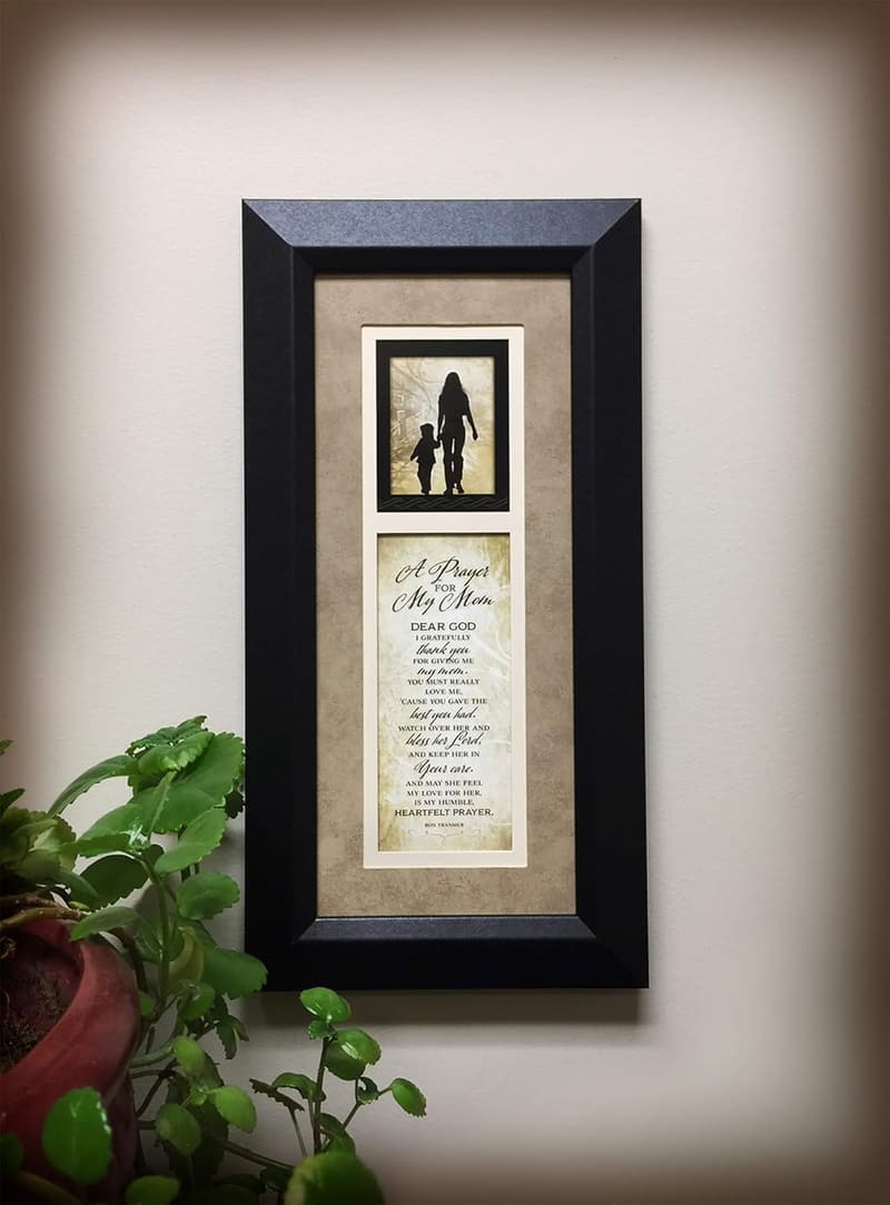 Prayer for My Mom Wood Wall Art Plaque - 8