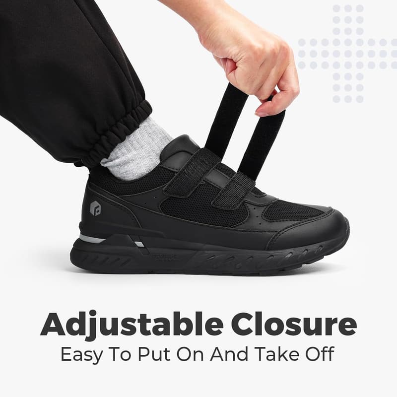 Men's Extra Wide Orthopedic Walking Shoes - Hook and Loop