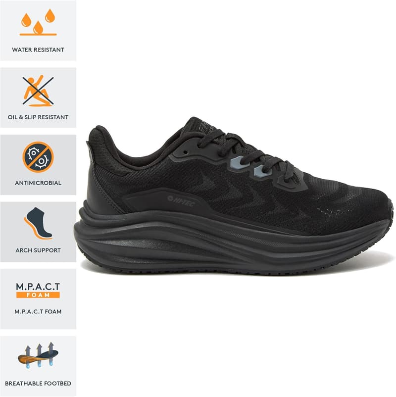 Water-Resistant Work Sneakers for Women, Sizes 6-12